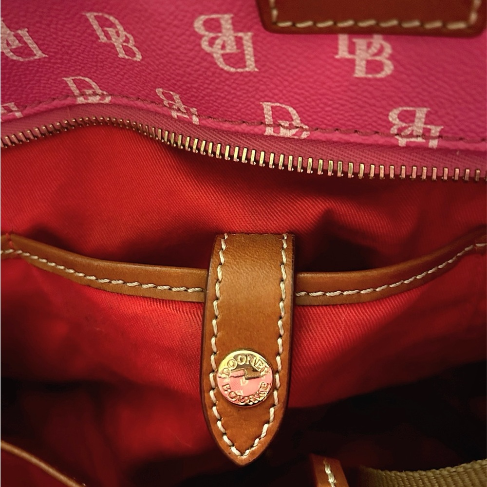 Dooney & Bourke Gretta Leisure Shopper Tote Bag (Pink) - Picture 12 of 16